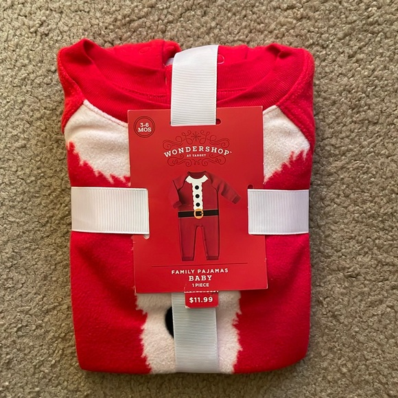 Target Wondershop Other - Target Wondershop Baby Santa Pajamas - Size 3/6 Months